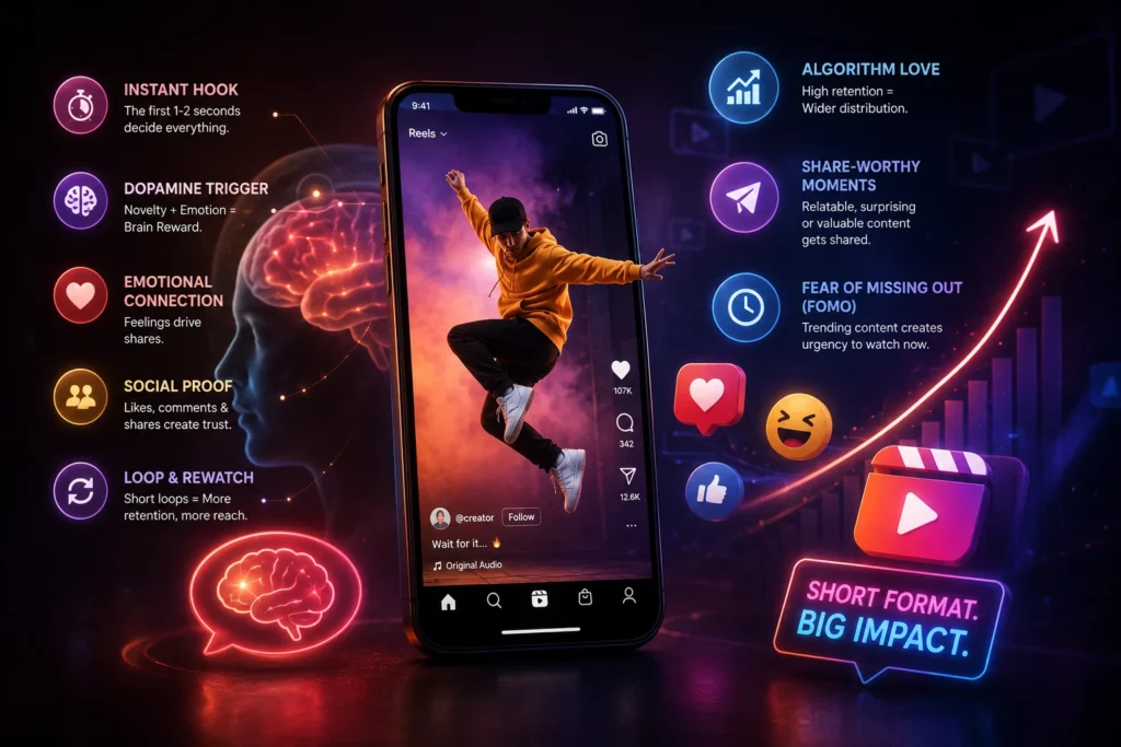 The Psychology Behind Viral Reels and Shorts image