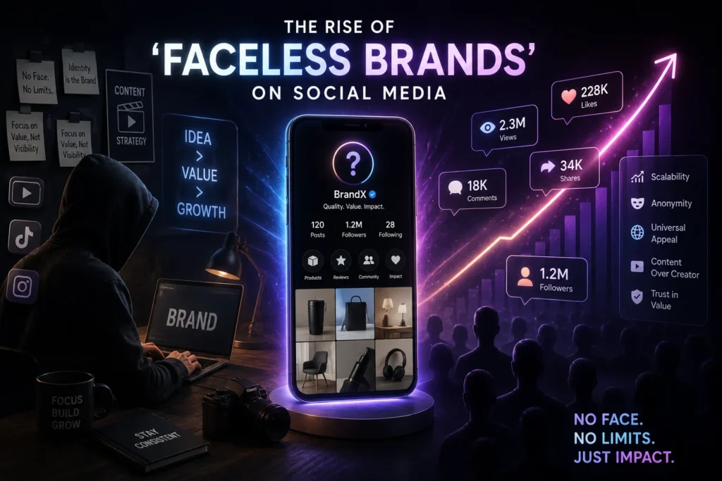The Rise of ‘Faceless Brands’ on Social Media image