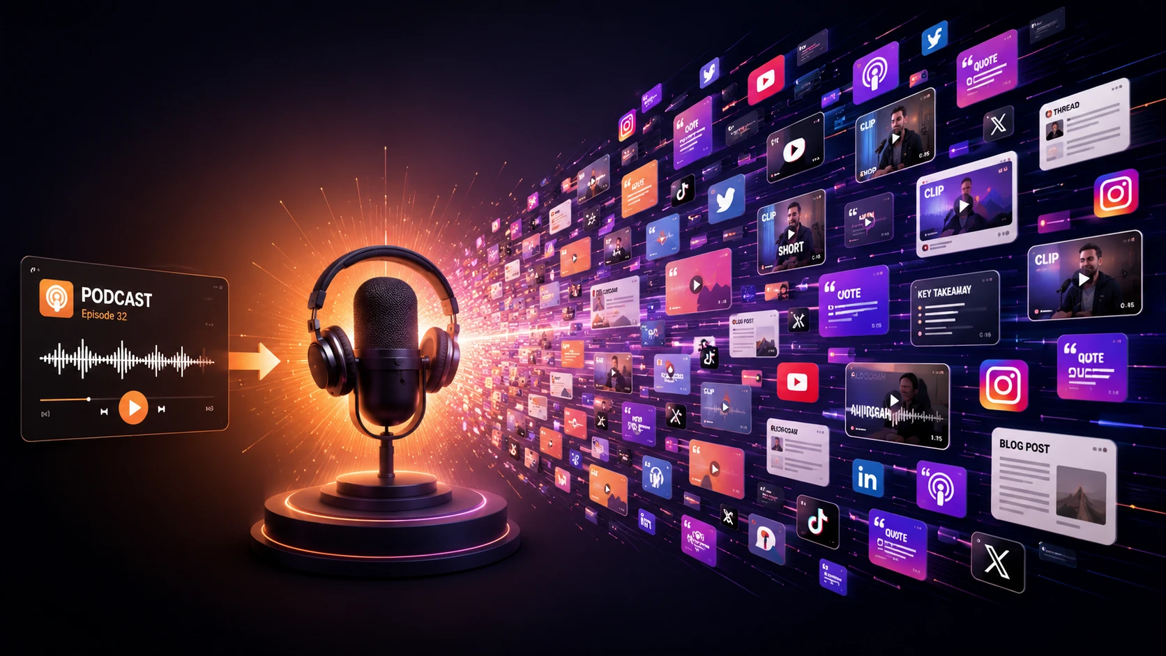 The ‘Clipping Economy’: How One Podcast Becomes 500 Pieces of Content image