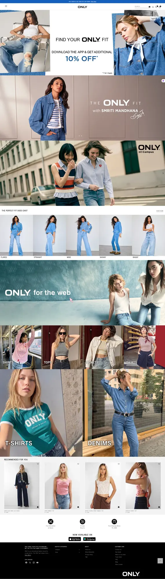 Online Shopping Destination & Fashion for Young Women _ ONLY