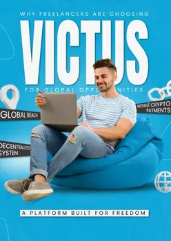 Freelancer sitting in a beanbag chair working on a laptop